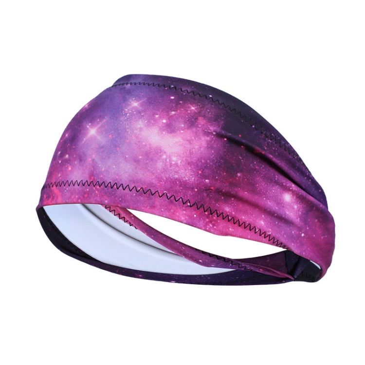 2 PCS Running Fitness Exercise Sweat-Absorbent Elastic Headband Sports Sweatband, Size: Free Size