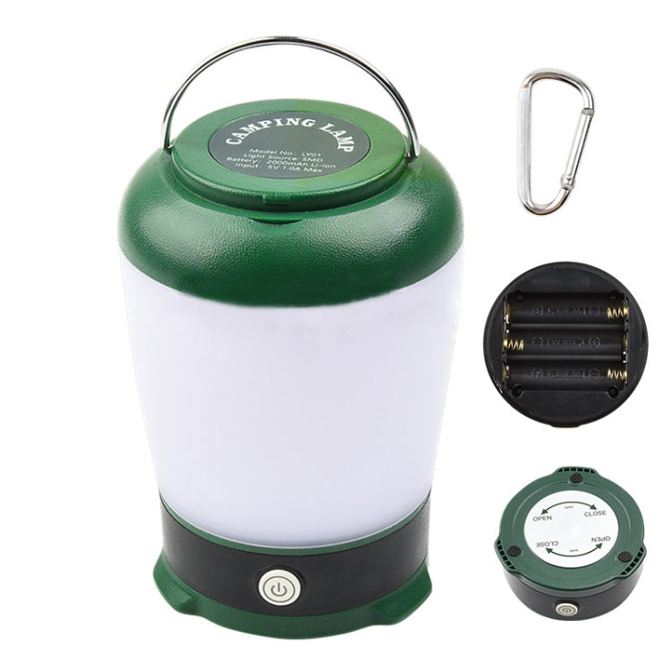 TG-ZP014 Portable Bulb Lights Camping Lighting Stalls Night Market Outdoor Emergency Lamp, Spec: Dry Battery Power