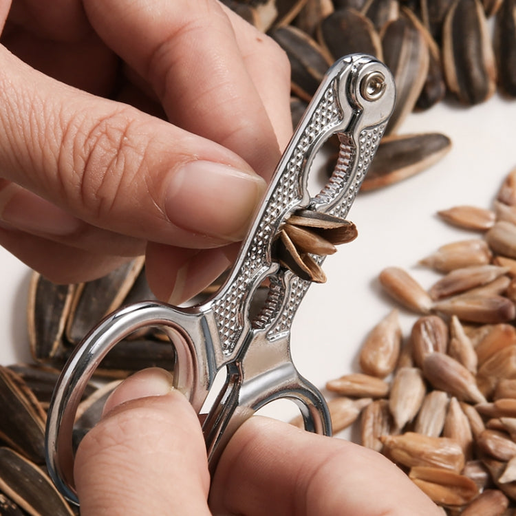 1 PC Stainless Steel Melon Seed Peeler Pine Nut Pliers Lazy Melon Seed Sheller Opener Non-Automatic Melon Seed Machine