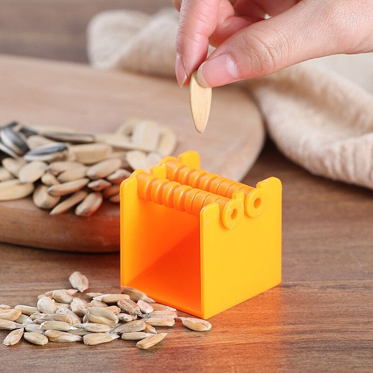 3 PCS Manual Peeling Melon Seed Machine Sunflower Seed Tool(Orange)