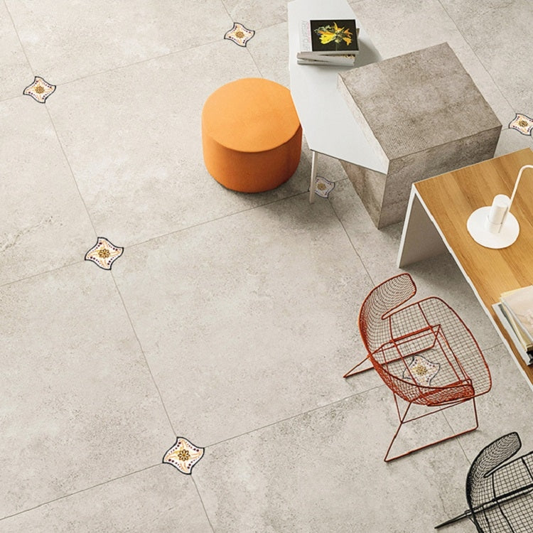 2 Sets Living Room Waterproof And Wear-Resistant Self-Adhesive Tile Stickers Diagonal Beautiful Seam Stickers