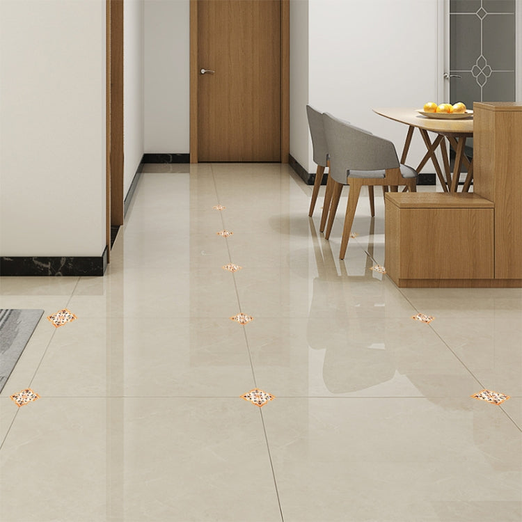 2 Sets Living Room Waterproof And Wear-Resistant Self-Adhesive Tile Stickers Diagonal Beautiful Seam Stickers