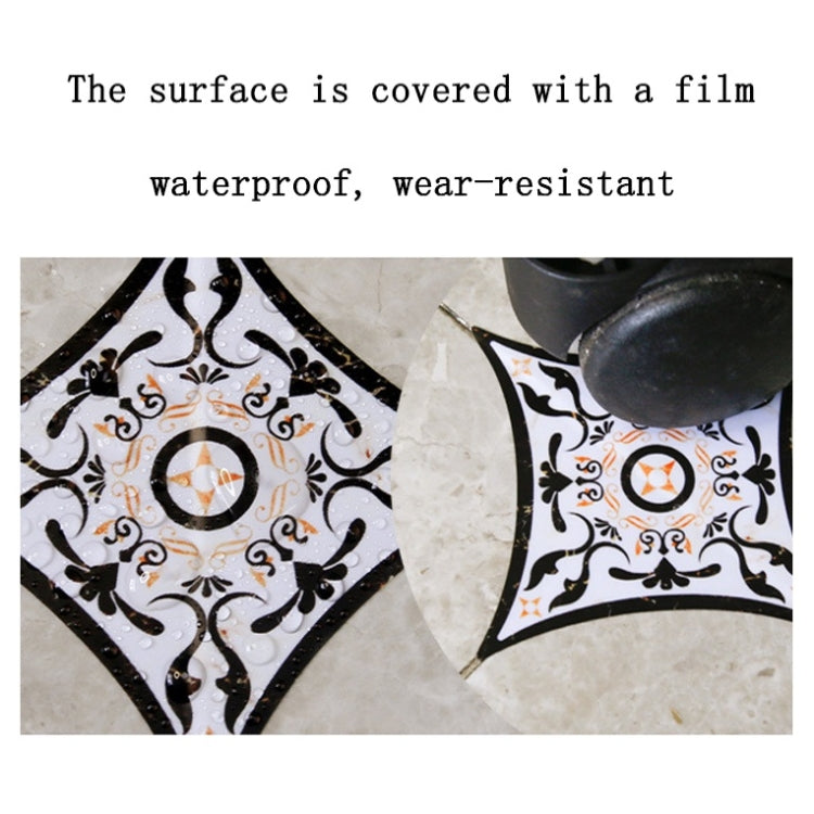 2 Sets Living Room Waterproof And Wear-Resistant Self-Adhesive Tile Stickers Diagonal Beautiful Seam Stickers