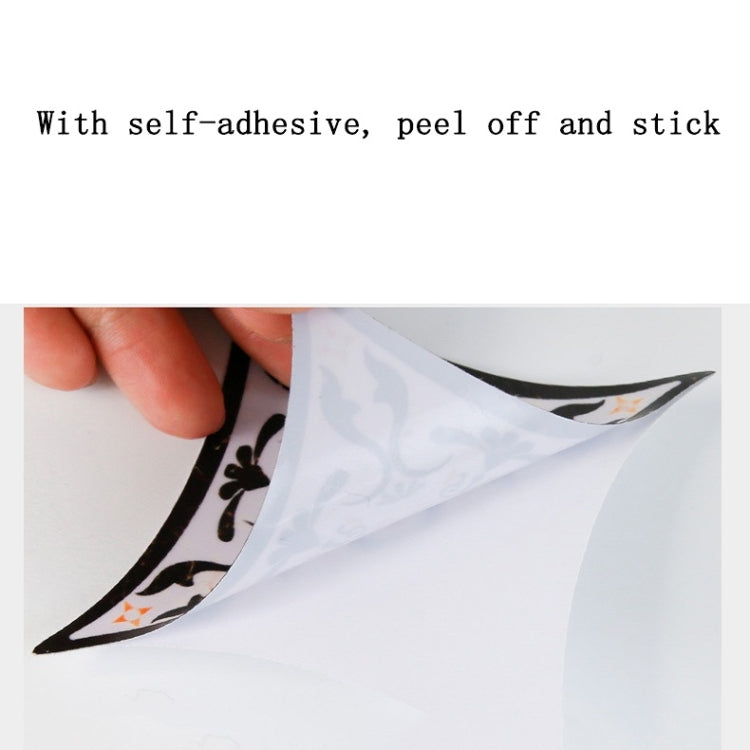2 Sets Living Room Waterproof And Wear-Resistant Self-Adhesive Tile Stickers Diagonal Beautiful Seam Stickers