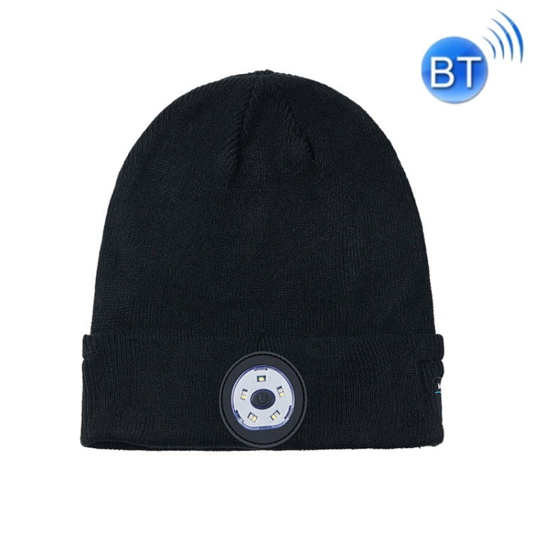 M1-BL LED Glowing Bluetooth Music Hat Wireless Call Night Running Hat
