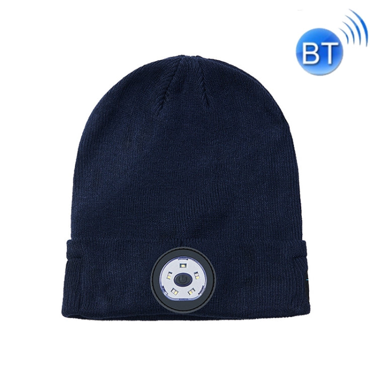 M1-BL LED Glowing Bluetooth Music Hat Wireless Call Night Running Hat