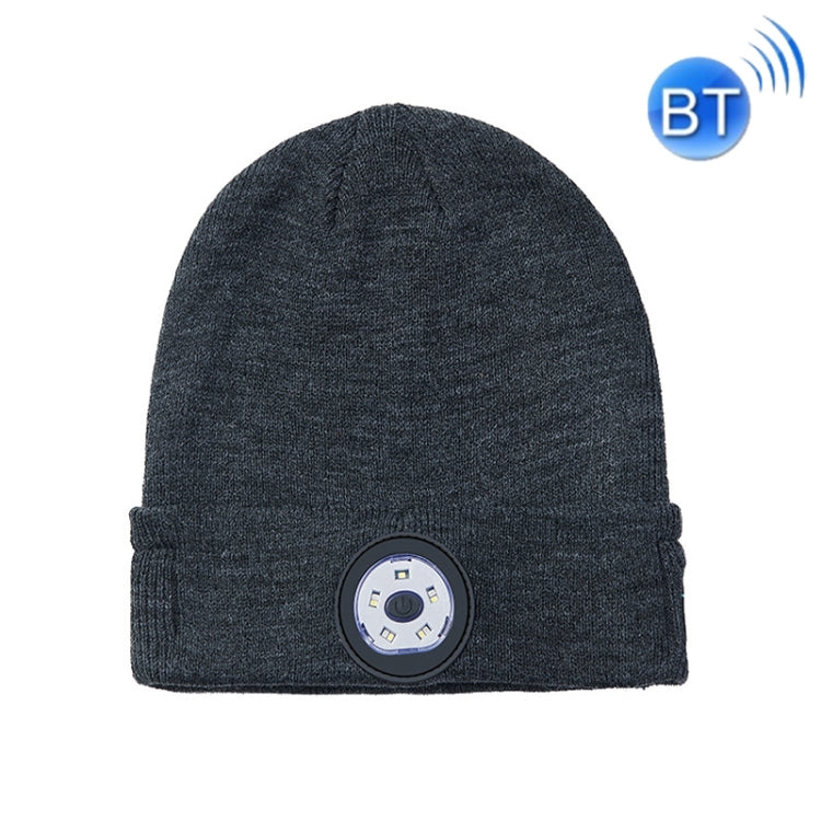 M1-BL LED Glowing Bluetooth Music Hat Wireless Call Night Running Hat