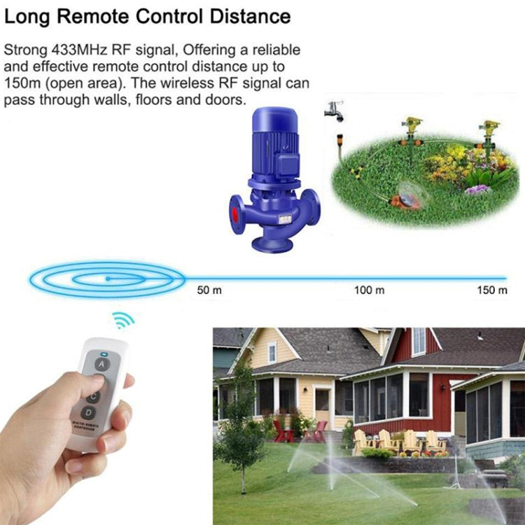 2 PCS 4 Key Wireless Remote Control Lamp Garage Door Remote, Style: without Antenna