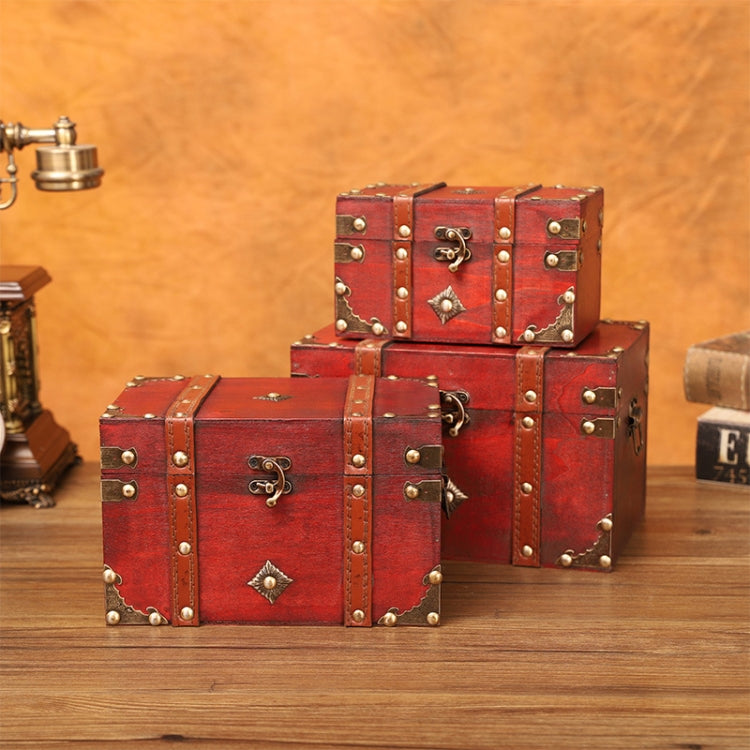 Antique Square Jewelry Storage Box Film And Television Props Wooden Boxï¼ŒSpecificationï¼š 6266 Set