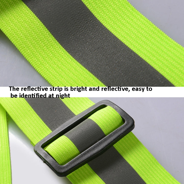 Reflective Elastic Band Suit Night Running Construction Site Traffic Safety Reflective Equipment,Style: 1 Strap+4 Arm Strap+Storage Bag