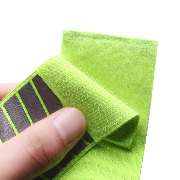 Reflective Elastic Band Suit Night Running Construction Site Traffic Safety Reflective Equipment,Style: 1 Belt+4 Arm Strap+Storage Bag
