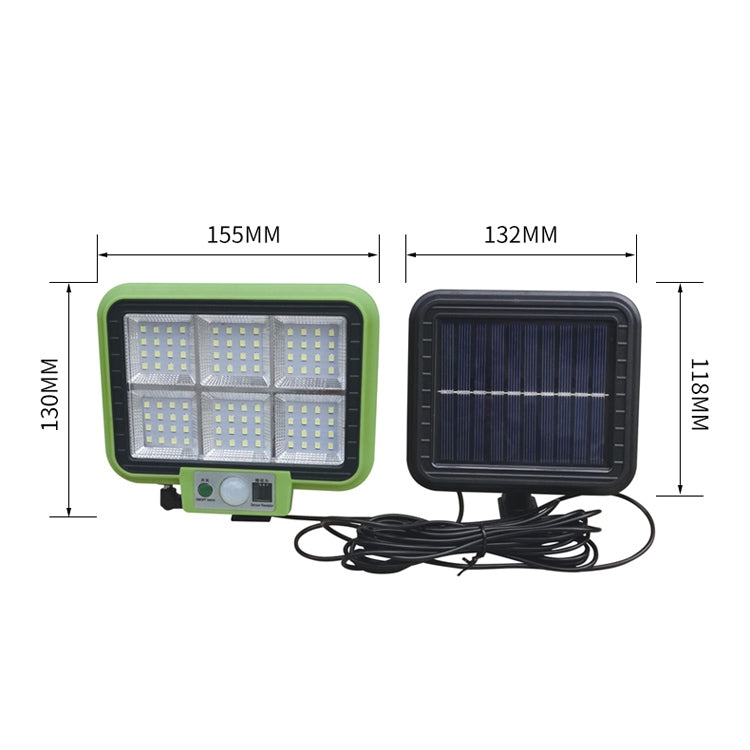 6 x 16 LED Outdoor Waterproof Solar Split Type Wall Light Human Induction Garden Corridor Household Street Light