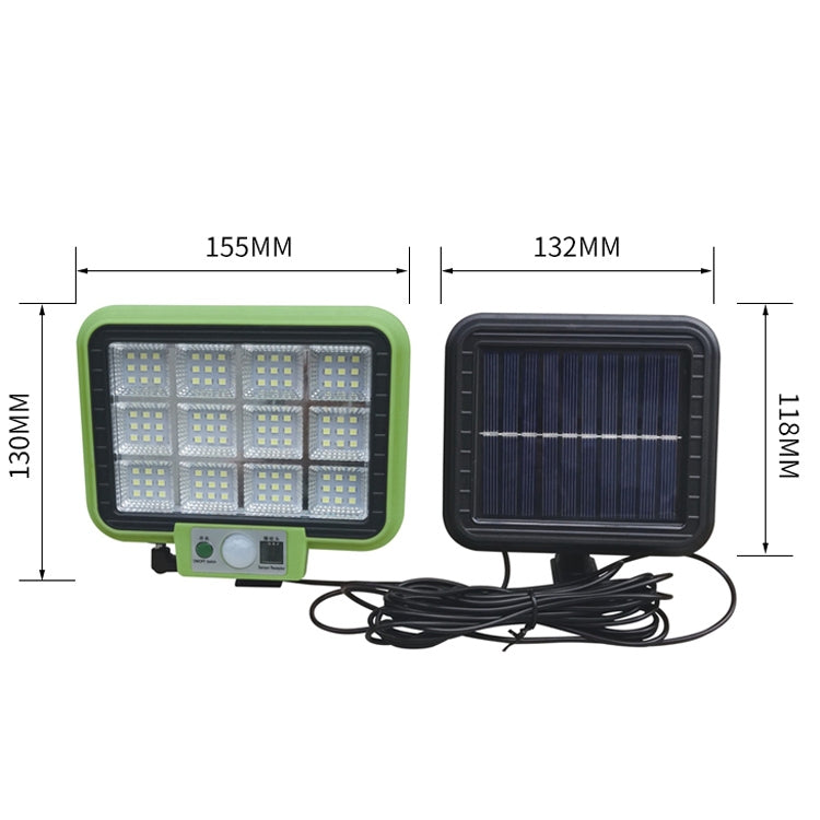 12 x 9 LED Outdoor Waterproof Solar Split Type Wall Light Human Induction Garden Corridor Household Street Light