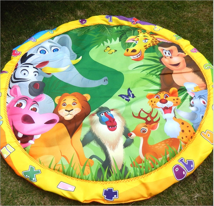 Kids Children Fitness Rack Game Blanket Crawling Carpet Mat Gym Toys Intellectual Development(Colorful)