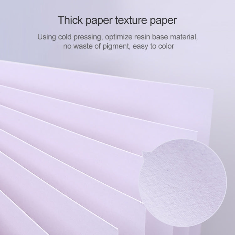 Professional Oil Painting Paper Book 20 Sheets Acrylic Oil Paint Creative Painting Canvas 8k 460x350mm