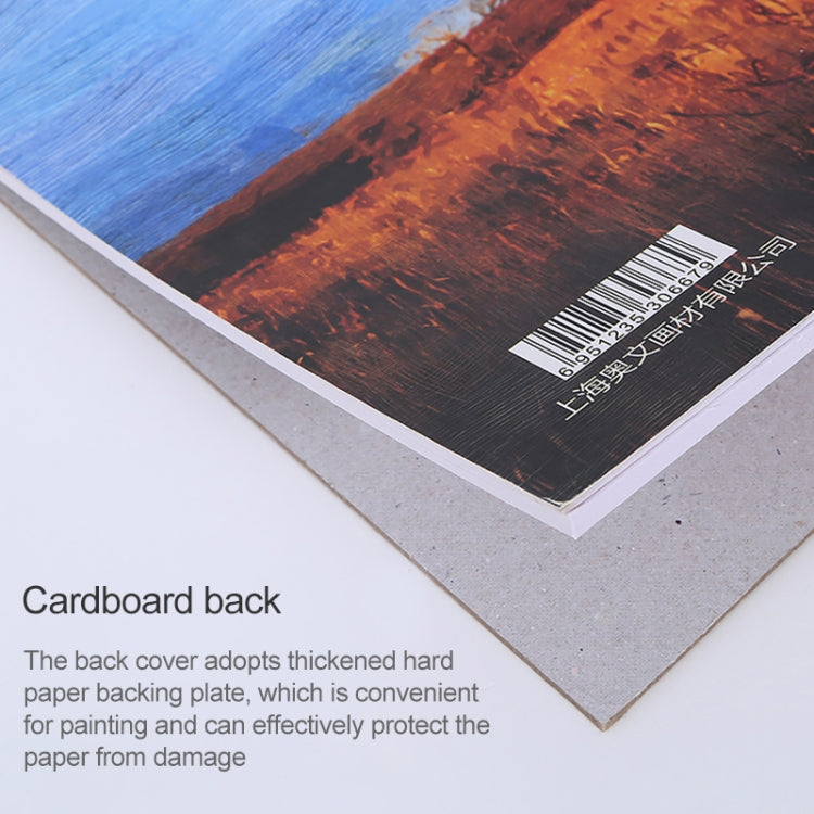 Professional Oil Painting Paper Book 20 Sheets Acrylic Oil Paint Creative Painting Canvas 16k 350x250mm