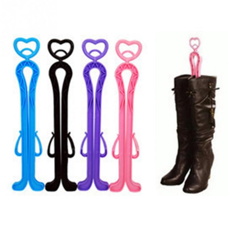 5 PCS Women Boot Rack Two Sides Clip Plastic Support High Top Boot Shaper Stretcher Shoe Hanger Storage Organizer Holder, Random Color Delivery