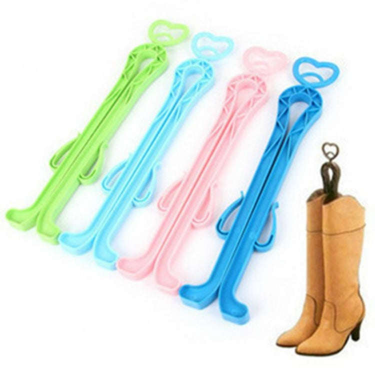 5 PCS Women Boot Rack Two Sides Clip Plastic Support High Top Boot Shaper Stretcher Shoe Hanger Storage Organizer Holder, Random Color Delivery