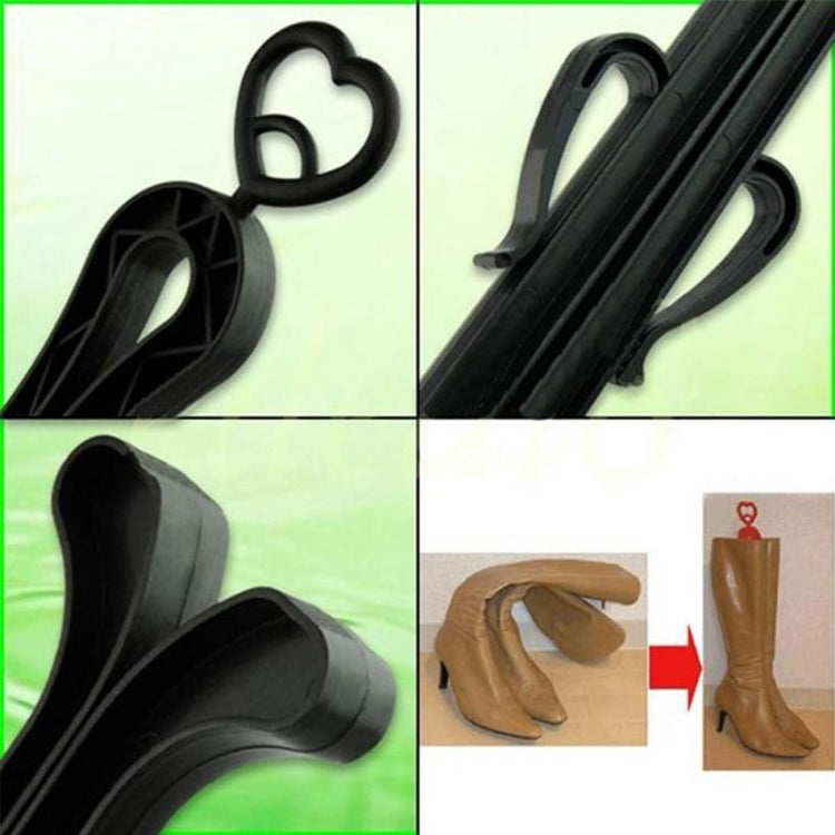 5 PCS Women Boot Rack Two Sides Clip Plastic Support High Top Boot Shaper Stretcher Shoe Hanger Storage Organizer Holder, Random Color Delivery