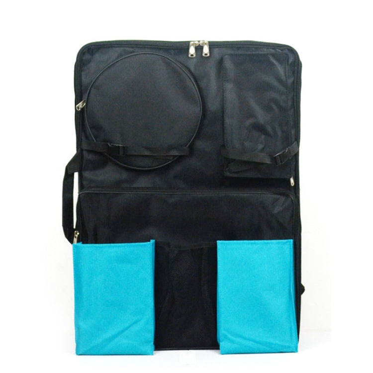 5 PCS 4K Black Waterproof Portable Sketch Painting Board Bag Double Pocket Large Capacity Travel Shoulder Sketchpad  Drawing Bag