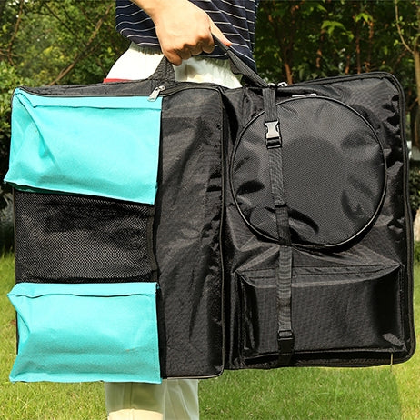 5 PCS 4K Black Waterproof Portable Sketch Painting Board Bag Double Pocket Large Capacity Travel Shoulder Sketchpad  Drawing Bag