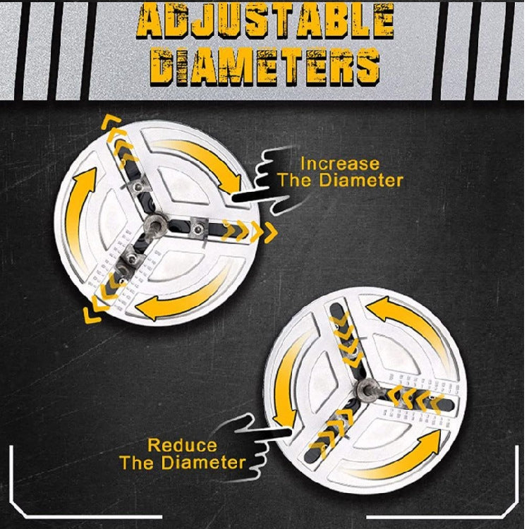 Adjustable Punching Saw  Power Drill Screwdriver Accessories, Adjustable Diameter: 45mm-130mm