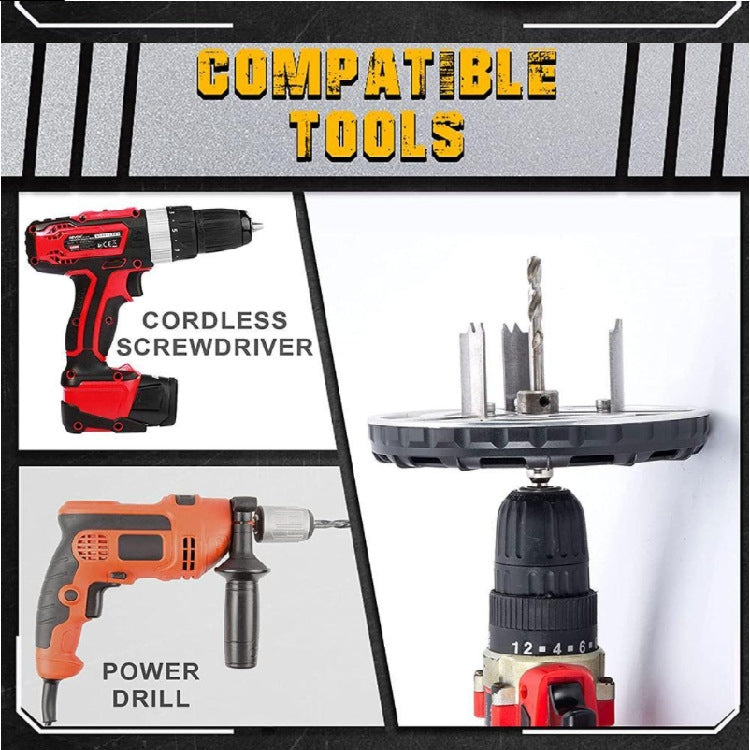 Adjustable Punching Saw  Power Drill Screwdriver Accessories, Adjustable Diameter: 45mm-130mm