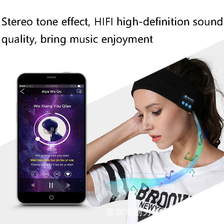 Z3 Wireless Bluetooth Music Sports Headband Binaural Stereo Bluetooth Hat