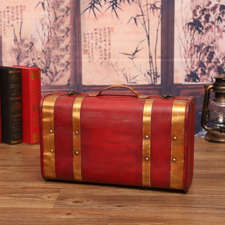 Wooden Portable Certificate Sundries Storage Box Photo Studio Shooting Propsï¼ŒSpecificationï¼š 1622-01 Red Phnom Penh Small