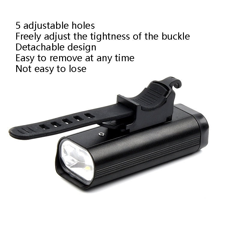 Bicycle Front Lamp Night Ride Highlighted USB Charging Warning Lamp Mountain Bike Riding Equipment Lamp(TG-ZX01001)
