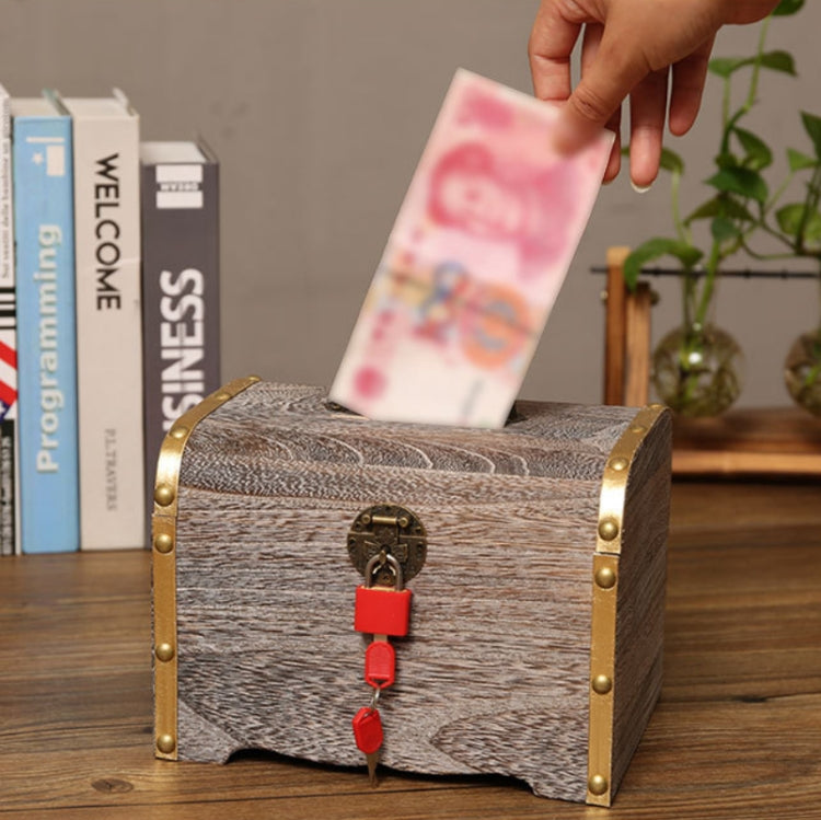 Children Wooden Retro Piggy Bank Shooting Props And Ornamentsï¼ŒSpecificationï¼š 5003H-03