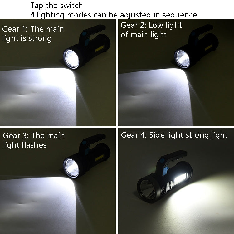 TG-TZ01601 20W Outdoor Search Lights Household Strong Light Flashlight Rechargeable Portable Lamp(With Charged Display)