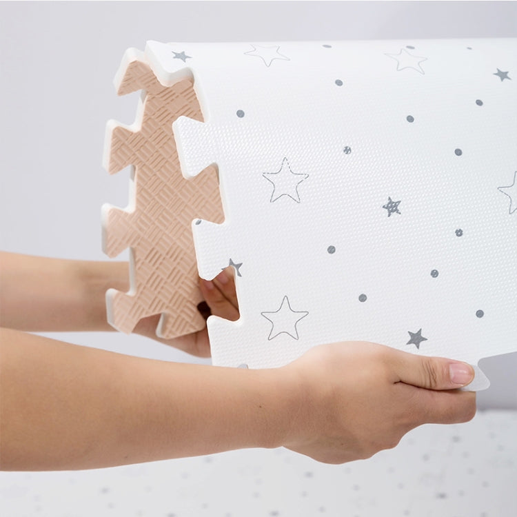 12 PCS/Set Starry Baby Crawling Pad Baby Odorless Bubble Home Stitching Anti-Slip Mat(50x50x1cm)