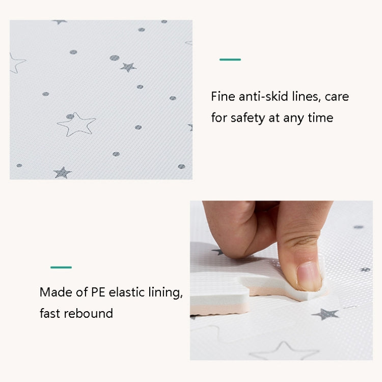 12 PCS/Set Starry Baby Crawling Pad Baby Odorless Bubble Home Stitching Anti-Slip Mat(50x50x1cm)