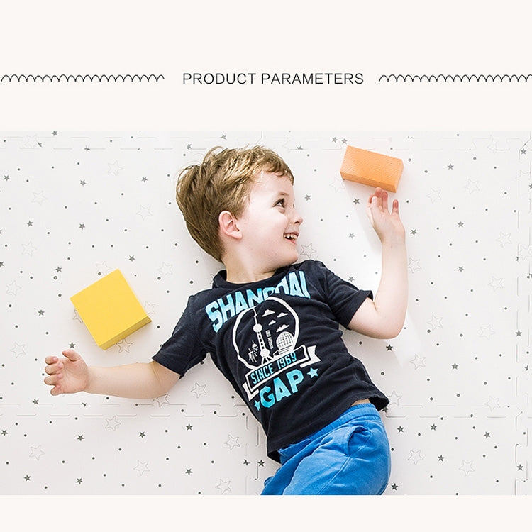 12 PCS/Set Starry Baby Crawling Pad Baby Odorless Bubble Home Stitching Anti-Slip Mat(50x50x1cm)