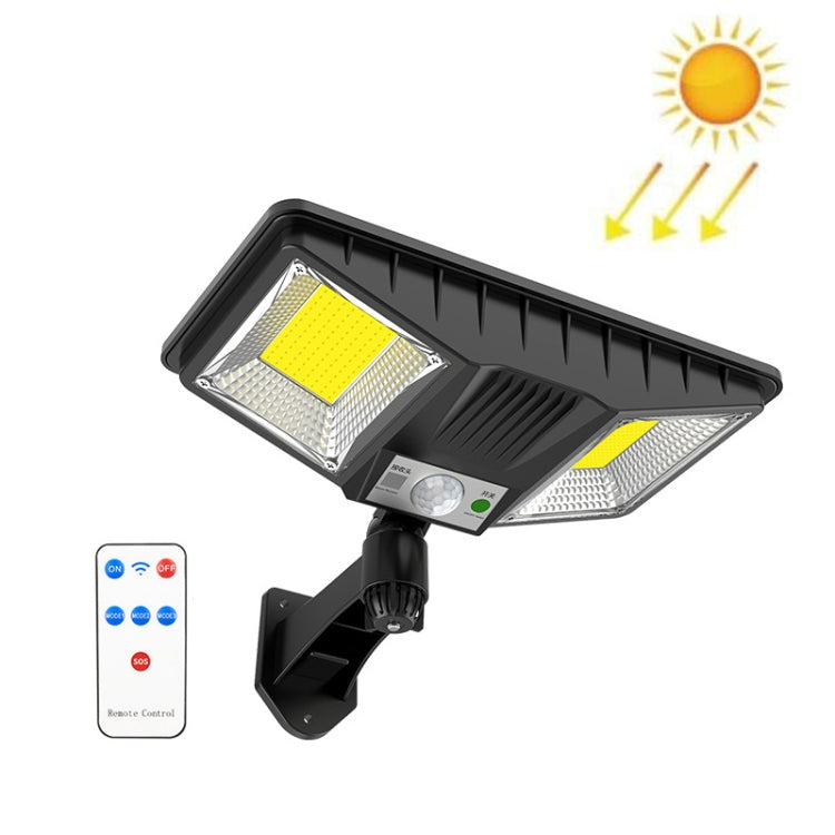 TG-TY081 LED Solar Wall Light Body Sensation Outdoor Waterproof Courtyard Lamp with Remote Control, Style: 160 COB Integrated