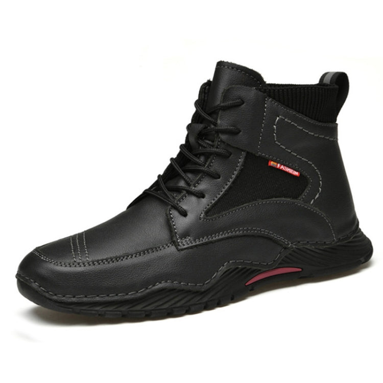 AA9659 Autumn And Winter High-Top Men Boots Outdoor Thicken Sole Hiking Shoes, Size: 38