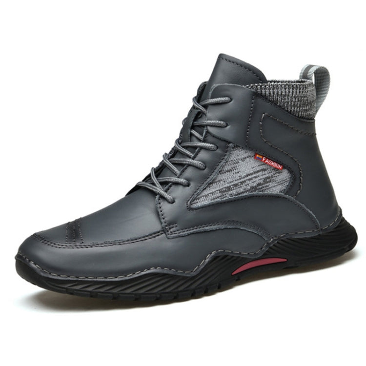 AA9659 Autumn And Winter High-Top Men Boots Outdoor Thicken Sole Hiking Shoes, Size: 44