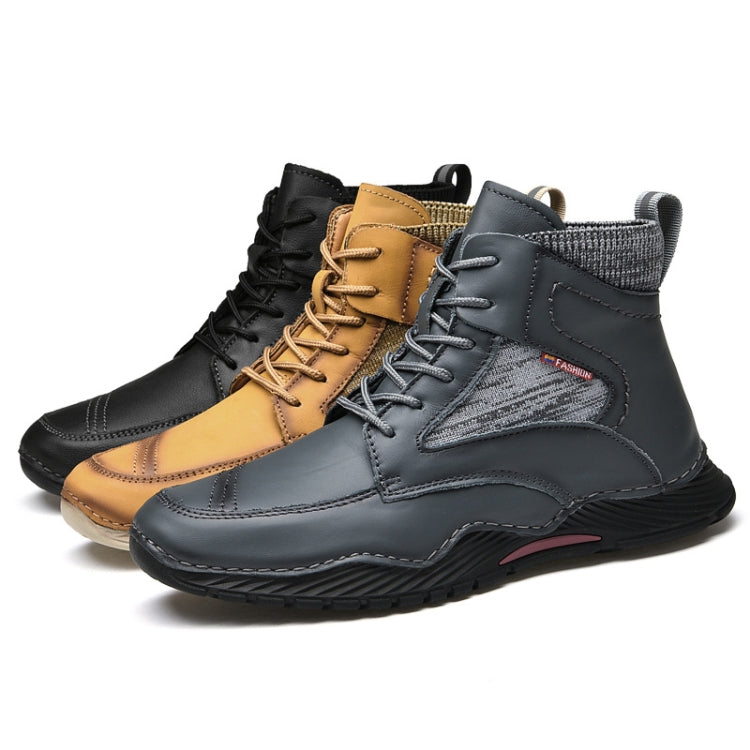 AA9659 Autumn And Winter High-Top Men Boots Outdoor Thicken Sole Hiking Shoes, Size: 44