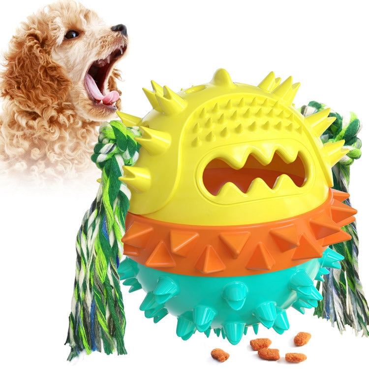 Pet Puppy Teething Stick Vocal Dog Toy Leaking Food Ball Pet Supplies