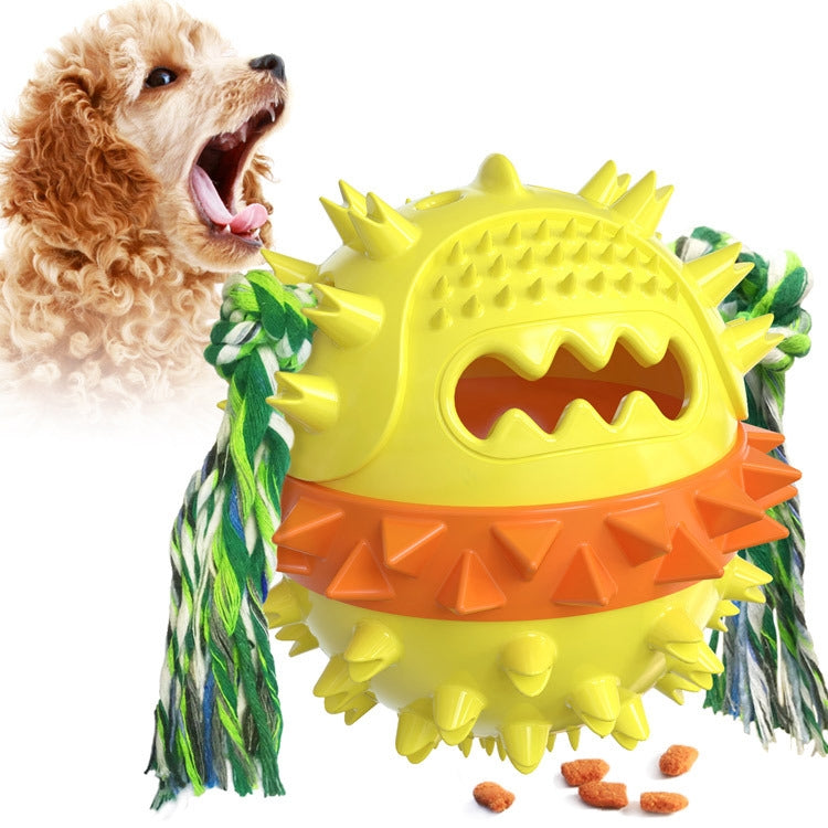 Pet Puppy Teething Stick Vocal Dog Toy Leaking Food Ball Pet Supplies