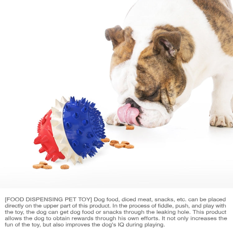 Pet Puppy Teething Stick Vocal Dog Toy Leaking Food Ball Pet Supplies