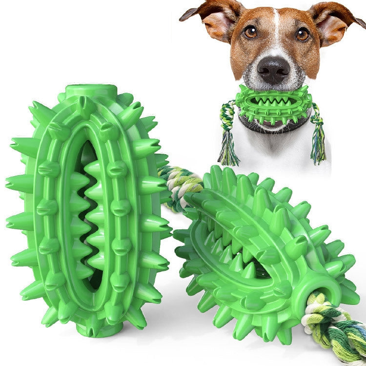 With Cotton Rope + No Cotton Rope Set Dog Toy With Rope Prickly Pear Molar Stick Dog Toothbrush