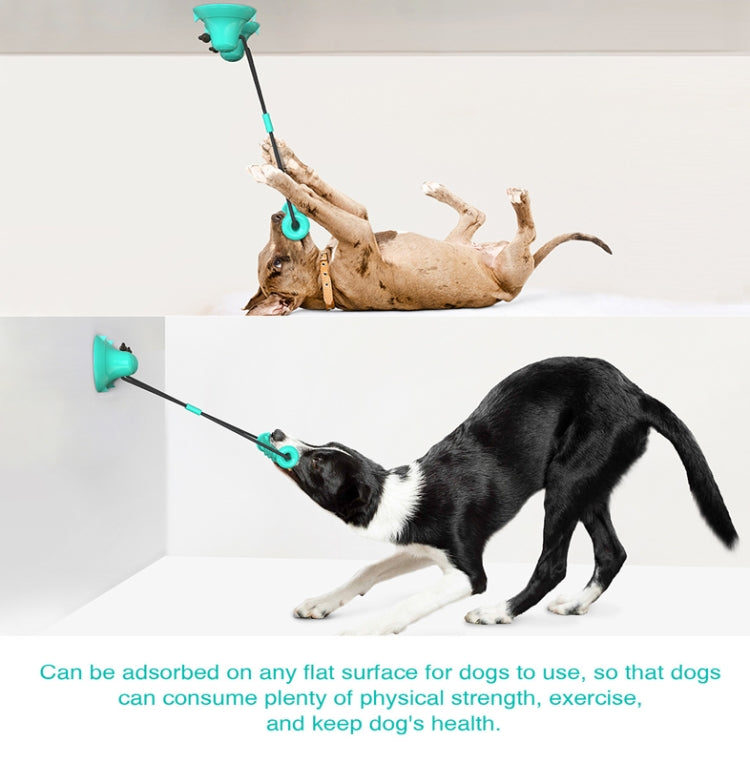 Dog Toy Double Suction Cup Pull Rope Molar Teeth Bite-Resistant Tooth Cleaning Stick Pet Supplies