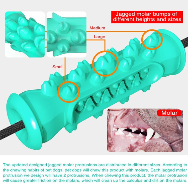 Dog Toy Double Suction Cup Pull Rope Molar Teeth Bite-Resistant Tooth Cleaning Stick Pet Supplies