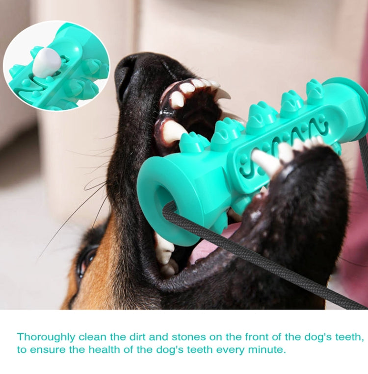 Dog Toy Double Suction Cup Pull Rope Molar Teeth Bite-Resistant Tooth Cleaning Stick Pet Supplies
