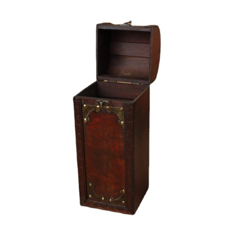 Antique Wine Wooden Storage Box Wedding Packaging Box(34cmx11.5cmx11cm)