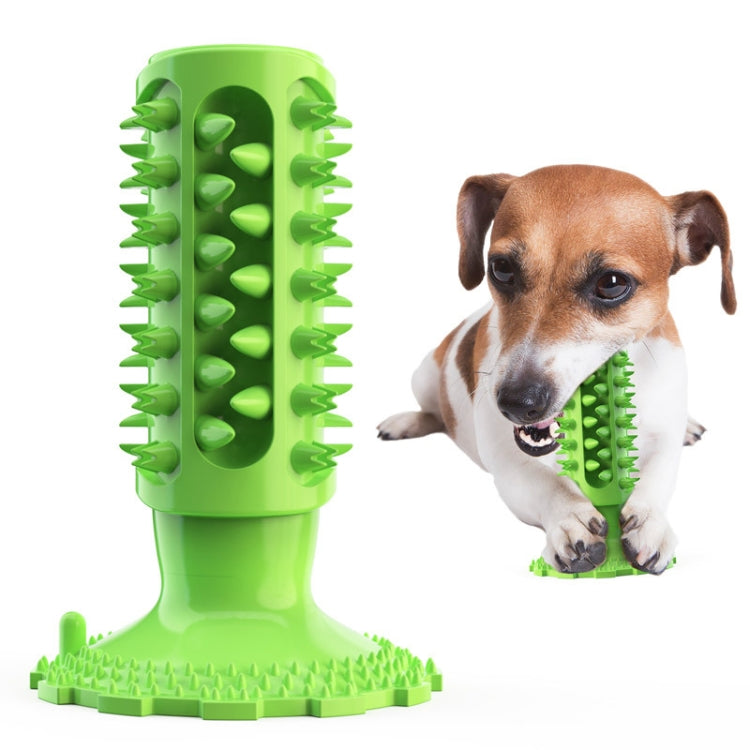 Suction Cup Sounding Dog Toy Bite Resistant Molar Stick Dog Toothbrush Pet Supplies