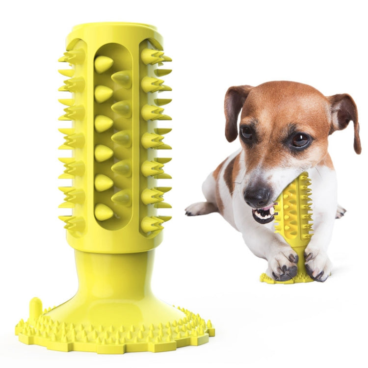 Suction Cup Sounding Dog Toy Bite Resistant Molar Stick Dog Toothbrush Pet Supplies