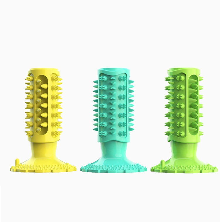 Suction Cup Sounding Dog Toy Bite Resistant Molar Stick Dog Toothbrush Pet Supplies